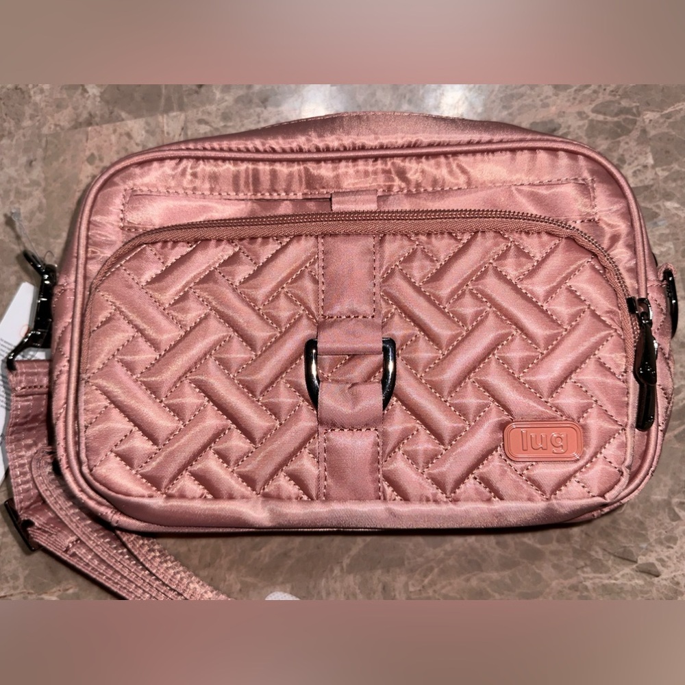 Lug Blush Pink Carousel Crossbody Purse